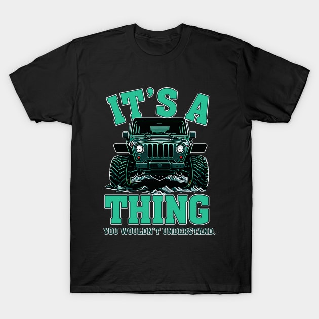 Jeep Rubicon Offorad! T-Shirt by Ubold